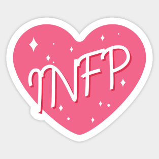 INFP personality typography Sticker